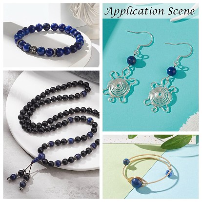Lapis-lazuli perles naturelles, carré & rond & ovale, formes mixtes