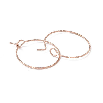 316 Surgical Stainless Steel Hoop Earrings Findings, Wine Glass Charms Rings