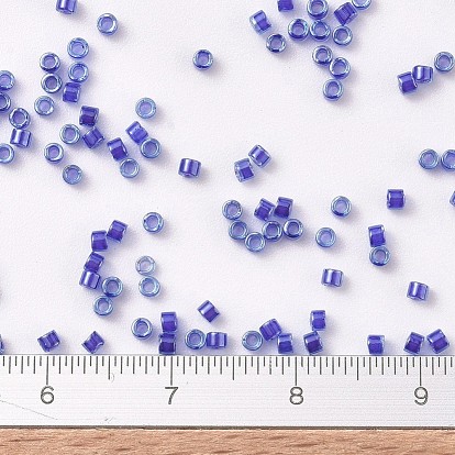 MIYUKI Delica Beads, Cylinder, Japanese Seed Beads, 11/0, Inside Colours