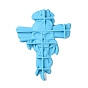 DIY Cross & Skull Wall Decoration Silicone Molds, Resin Casting Molds, for UV Resin, Epoxy Resin Jewelry Making