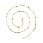 Brass Satellite Chains Necklace for Women, Cadmium Free & Lead Free