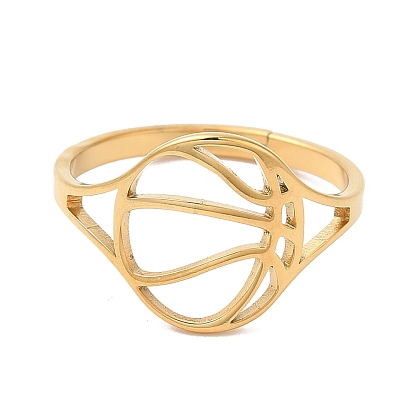 304 anillo ajustable de baloncesto hueco de acero inoxidable para mujer