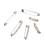 Iron Brooch Pin Back Safety Catch Bar Pins with Holes