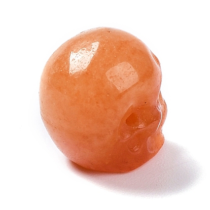 Natural Aventurine Beads, Halloween Skull