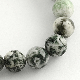 Natural Agate Round Gemstone Beads Strands