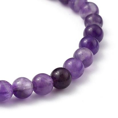 Bracelets en perles extensibles, avec des perles de coquillage trochidées naturelles cœur, perles rondes de pierres précieuses naturelles et perles en laiton doré