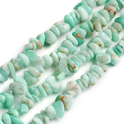 Natural Chrysoprase Chips Beads Strands