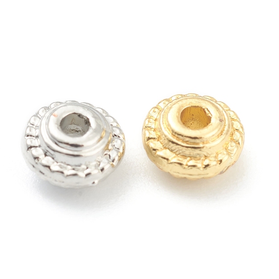Alloy Spacer Beads, Cadmium Free & Lead Free, Disc