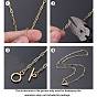 304 Stainless Steel Paperclip Chains, Drawn Elongated Cable Chains, Soldered, with Spool