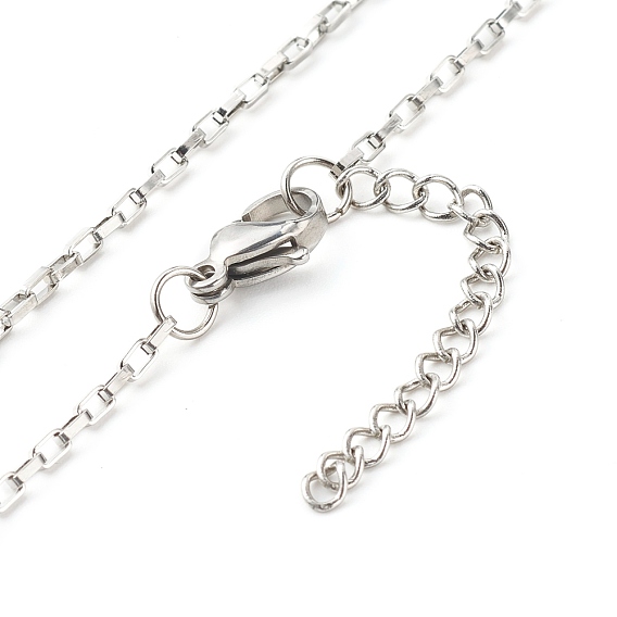 304 Stainless Steel Venetian Chains Necklaces