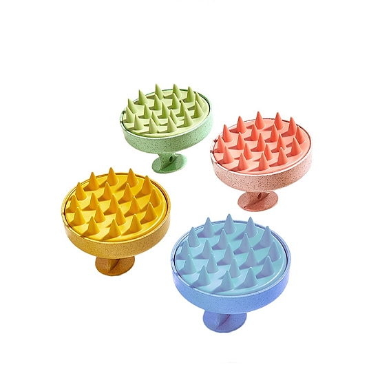 Hair Scalp Massager Shampoo Brush, with Soft Silicone Bristles, Comfort Scalp Care Manual Head Massager, for Anti Dandruff