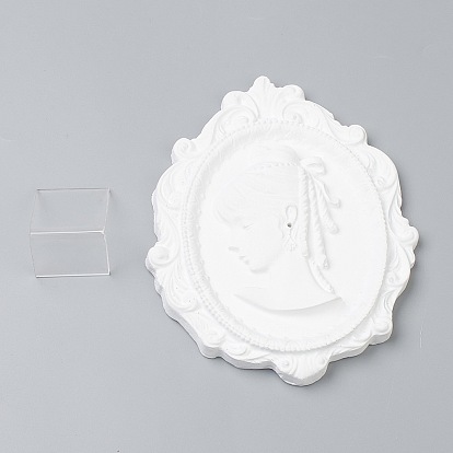 Смола серьги ювелирные изделия камея выставочная витрина, с пластиковым держателем