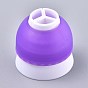Plastic Three Color Cake Decorating Tools, Icing Piping Nozzles Converter, Durable Cream Coupler Confectionery Baking Tools