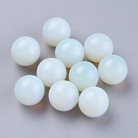 Perles opalite, pas de trous / non percés, ronde