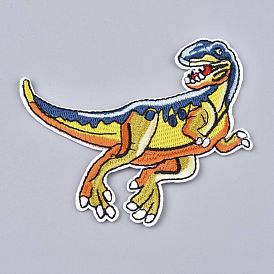 Computerized Embroidery Cloth Iron on/Sew on Patches, Costume Accessories, Dinosaur