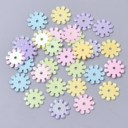 Ornament Accessories, PVC Plastic Paillette/Sequins Beads, AB Color, Flower