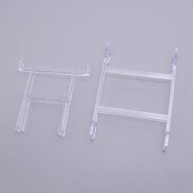 Transparent Acrylic Display Stands, for 6~10 inch Plates