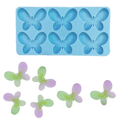 Moldes de silicona mariposa, moldes de resina, para la fabricación de joyas de resina uv y resina epoxi