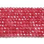 Cubic Zirconia Bead Strands, Faceted Rondelle