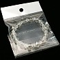 Pulseras de moda de cristal elástico, con hilo elástico, 55 mm