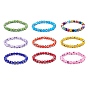 9 шт. 9 цветные круглые браслеты из бисера лэмпворк ручной работы сглаза для детей