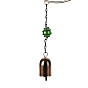 Luminous Iron Wind Chimes, Small Wind Bells Handmade Glass Pendants, Dragonfly