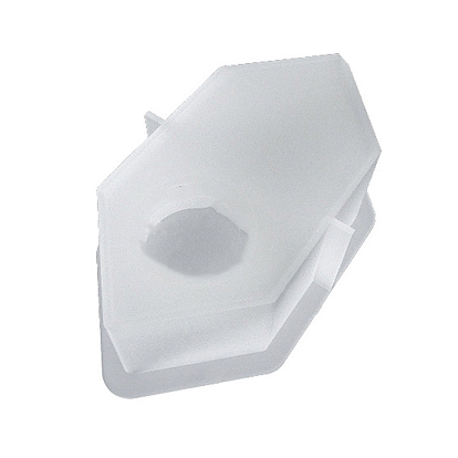Hexagon/Oval/Heart Shape DIY Tealight Candle Holder Molds, Resin Casting Molds, for UV Resin, Epoxy Resin Craft Making