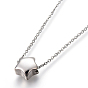 304 Stainless Steel Pendant Necklaces, with Lobster Claw Clasps and Cable Chains, Star