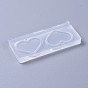 Pendant Food Grade Silicone Molds, Resin Casting Molds, For UV Resin, Epoxy Resin Jewelry Making, Heart