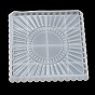 Moldes de silicona para almacenamiento de platos de joyería diy cuadrados/corazón/polígono, moldes de resina, para resina uv, fabricación artesanal de resina epoxi
