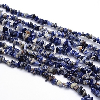 Natural Sodalite Chips Beads Strands