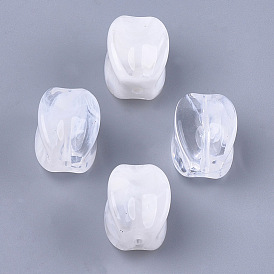 Acrylic Beads, Imitation Gemstone, Starfruit Shape