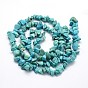 Synthetic Turquoise Beads Strands, Chips
