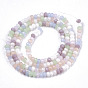 Glass Beads Strands, Imitation Jade Glass, Faceted, Rondelle