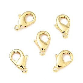 Brass Lobster Claw Clasps, Parrot Trigger Clasps for Jewelry Making Findings, Cadmium Free & Lead Free, Long-Lasting Plated