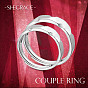 Регулируемые парные кольца shegrace 925 из стерлингового серебра, с кубического циркония