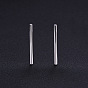 SHEGRACE Simple Design 925 Sterling Silver Ear Studs, with Bar