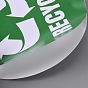6 piezas 2 estilos pegatinas de letrero de basura de reciclaje de basura de pvc, Calcomanías impermeables de clasificación de basura para cocina., necesidad del hogar, rondo