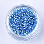 Glass Cylinder Beads, Seed Beads, Silver Lined, Round Hole