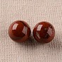 Perles de balle ronde en jaspe rouge naturel, sphère de pierres précieuses, pas de trous / non percés, 16mm