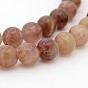 Natural Red Star Stone Round Beads Strands