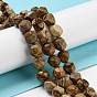 Natural Picture Jasper Beads Strands, Faceted, Polygon