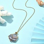 Изготовление ожерелья из латунного мешочка для самородка драгоценного камня