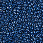 Czech Opaque Glass Seed Beads, Lustered, Round