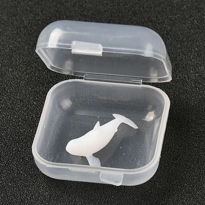 Décorations en plastique en forme de baleine, pour moules en silicone bricolage