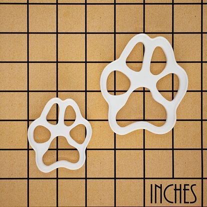PP Plastic Cookie Cutters, Dog Paw Print