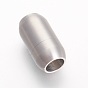 304 fermoirs magnétiques à tube de verrouillage en acier inoxydable, Style mat, ovale