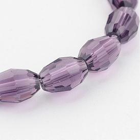 Glass Beads Strands, Faceted