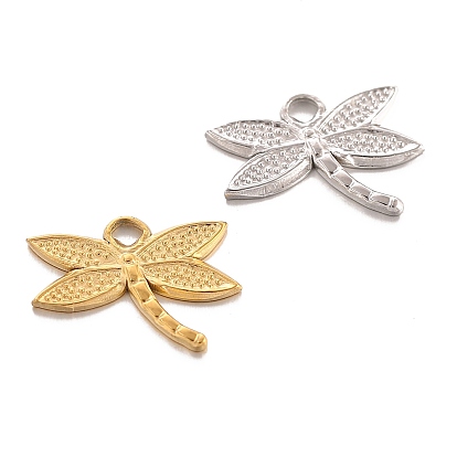 304 Stainless Steel Pendants, Dragonfly Charm