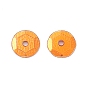 Plastic Loose Semi-cupped Sequins, Color Paillettes, Center Hole, 6~7mm, Hole: 1mm